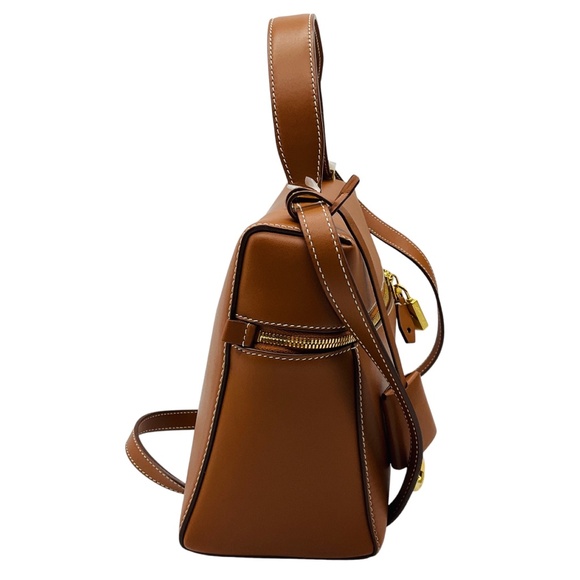 LORO PIANA TAN CALFSKIN LEATHER L27 EXTRA BAG - Picture 2 of 13